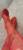 Collant motif + Bas Nylon rouge tendu par un porte-jarretelle noir